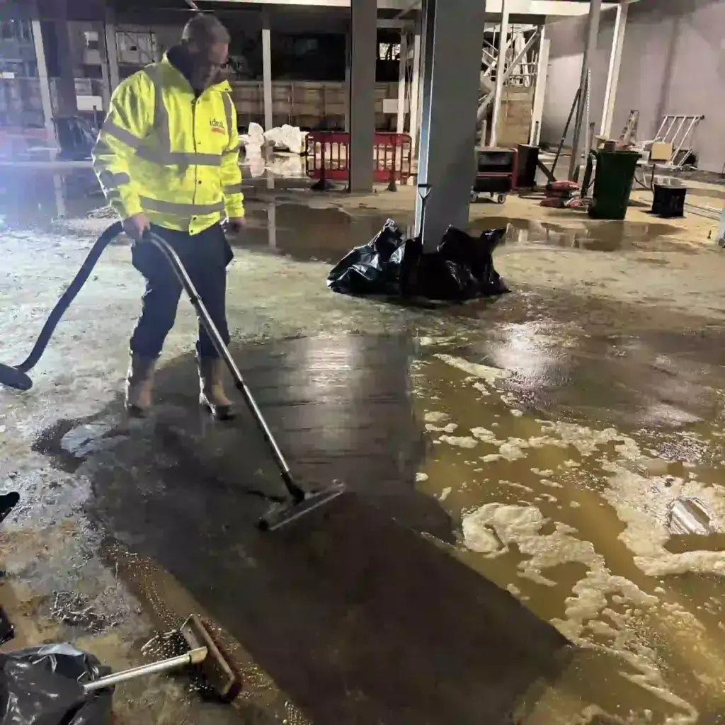 Urgent oil spill clean-up at Hove bus station