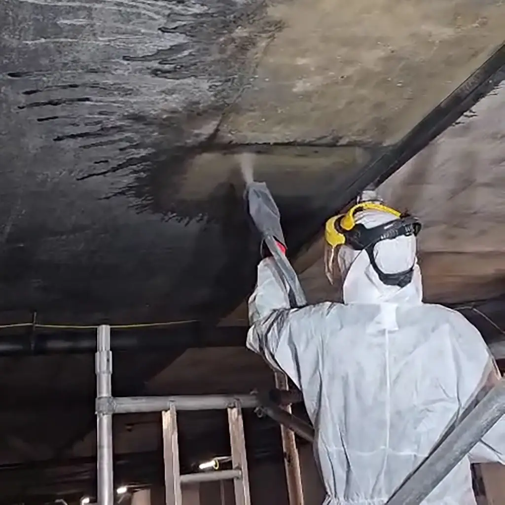Specialist car park soot removal & sandblasting in Bromley